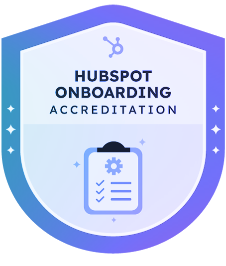 hubspot onboarding accreditation badge