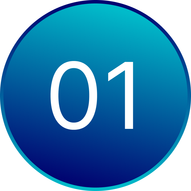 blue teal number 1 graphic