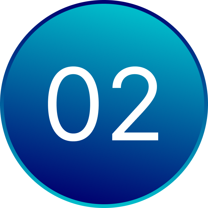 blue teal number 2 graphic